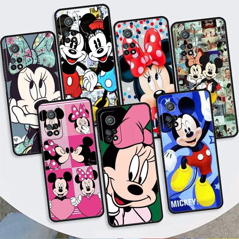 Tpu Soft Mickey Mouse Minni Per Xiaomi Mi Note 10 Pro 11 Lite 9 Se 12 10S 9T 10T 11T 10 5G 12X A2 Lite 9 Lite Capa Cover Case