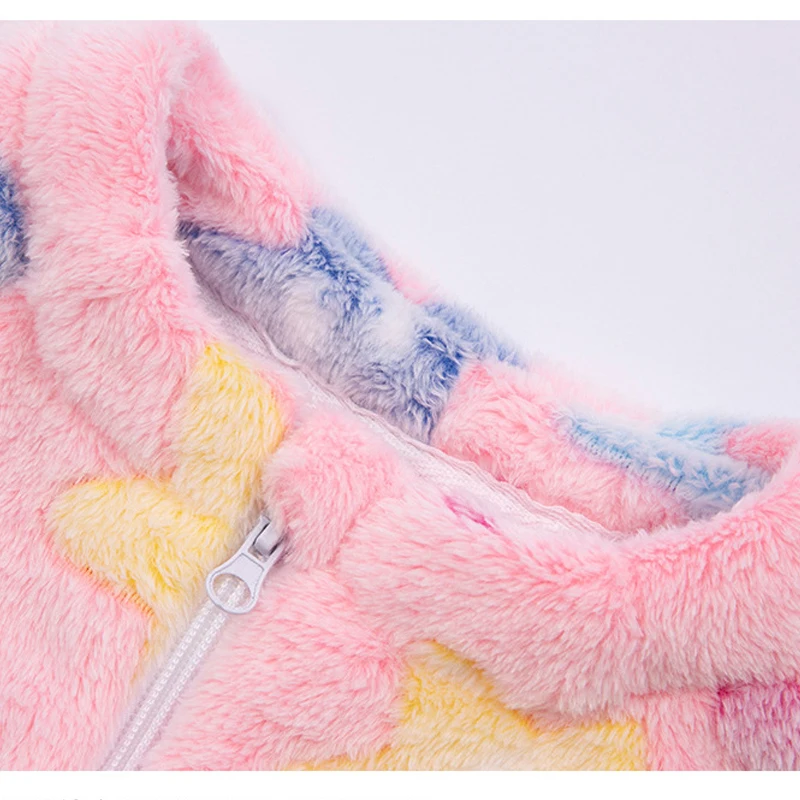 Kids Pajamas Baby Children Jumpsuits Sleeping Wear Toddler Kids Flannel Romper Long Sleeve Autumn Winter Cute Printed Clothing 2 to 4 Years