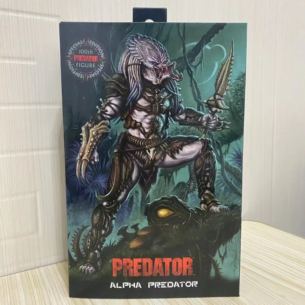 Originale Neca 51575 Predator Ultimate Alpha Predator 7-Inch Joint Mobile Figure Model Ornament Collection Toy Gift