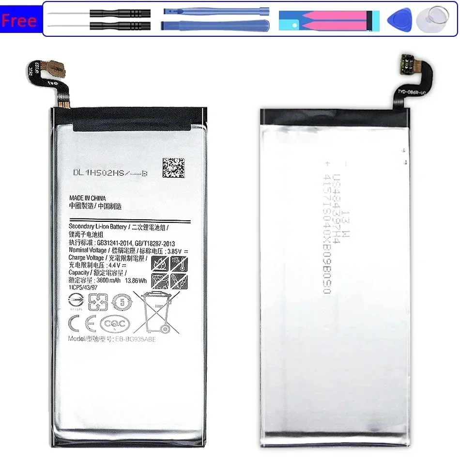 Batteria Del Telefono Cellulare Eb-Bg935Abe 3600Mah Per Samsung Galaxy S7 Edge S7Edge G935 G935Fd Sm-G935F Bateria