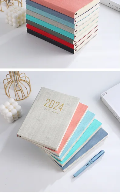 2024 English Agenda Book Spanish Daily Plan Book Foreign Trade Notebook A5  agenda planner diary 2024 agenda weekly planner - AliExpress