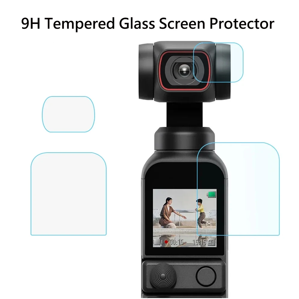 Verre Trempé Pour Dji Osmo Pocket 3 Protection Écran [3 Pièces] Et Dji Osmo Pocket 3 Caméra