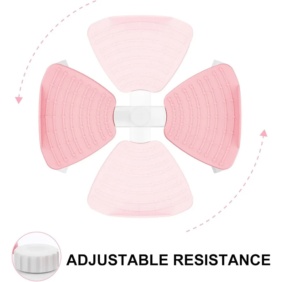 Waist Twister Machine with Resistance Band, Silent Exercise Twist Board for Core & Belly Fat Workout, Non-Slip Home Fitness Disc