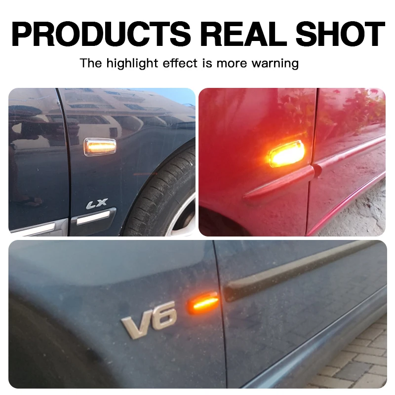 One Pair Dynamic Side Light Side Marker Lamp For Peu-geot 106 306 406 806 Expert Partner Ranch Jumpy Berlingo Dispatch Saxo Xantia Xsara Ulysse 220 Scudo