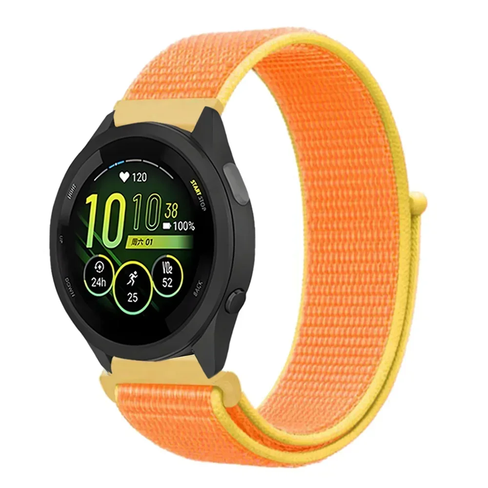Nylon Sport Strap Bracelet - 20/22mm Adjustable Wristband