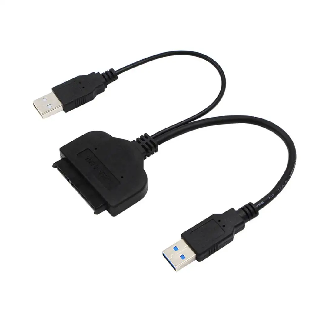 Câble adaptateur SATA vers USB 3.0, 22 broches, remplacement de disque