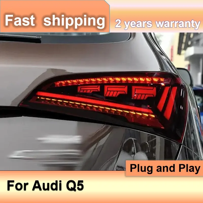 

Автомобильные аксессуары для Audi Q5 задний фонарь 2018-2024 Q5 задние фонари DRL + сигнал поворота + тормоз + туман + Реверсивный