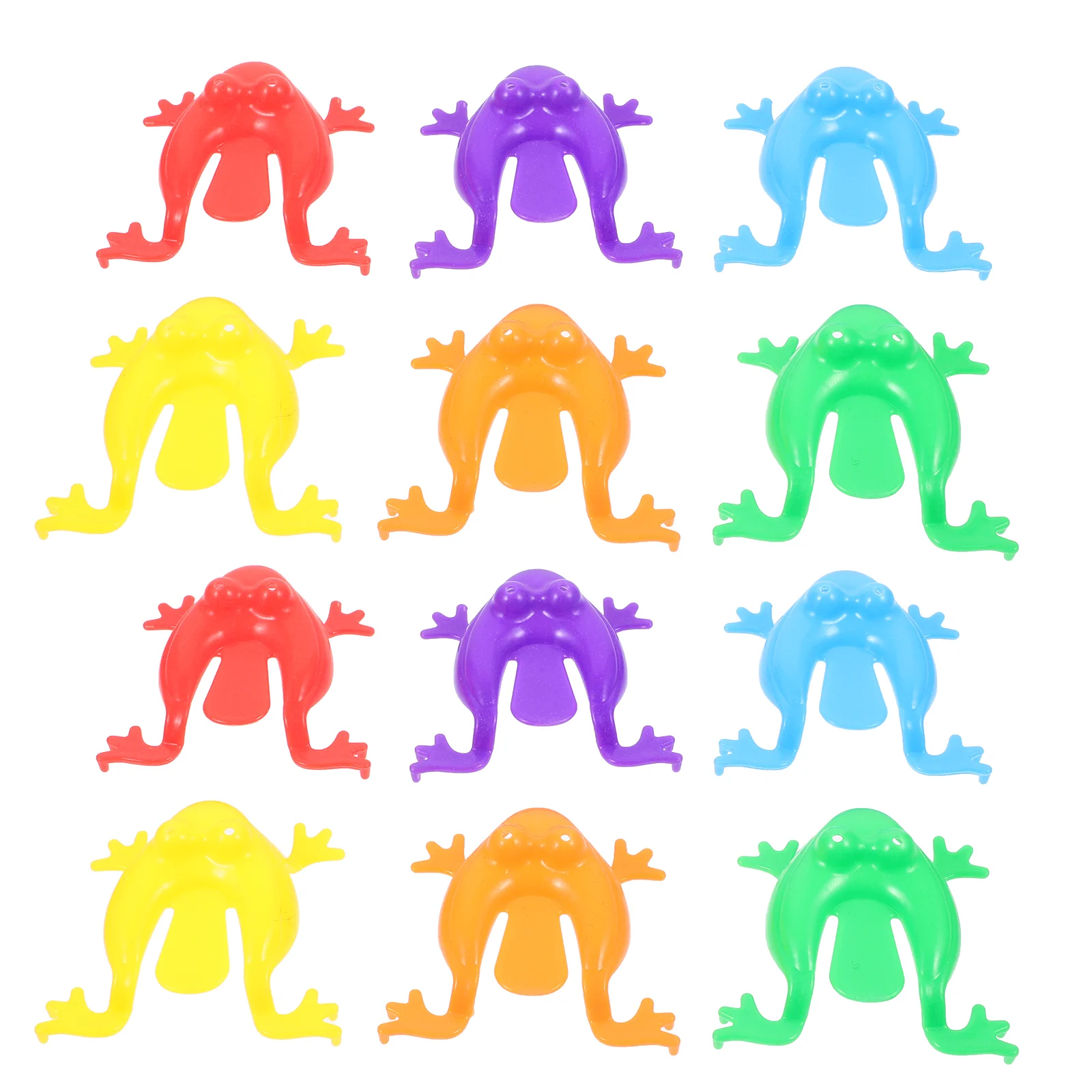 

24Pcs Plastic Jumping Leap Toy for Kids For Kids Playing Parties Gifts Party Favors Birthday (Random)