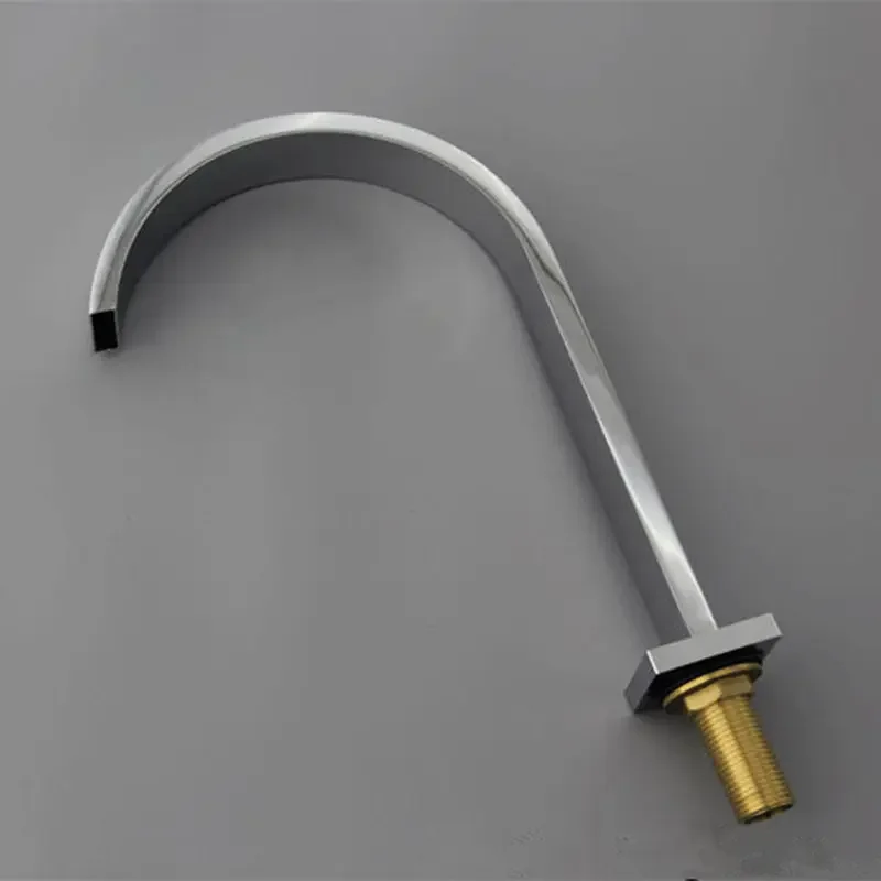 Description Picture 5 of itemBasin Faucet Chrome/gold/black Deck Mounted Square Brass Bathroom Sink  3 Hole Double Handle Hot And Cold Water Tap