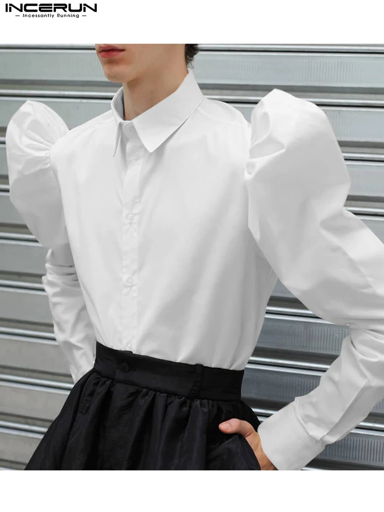 men's shirt with puffy sleeves