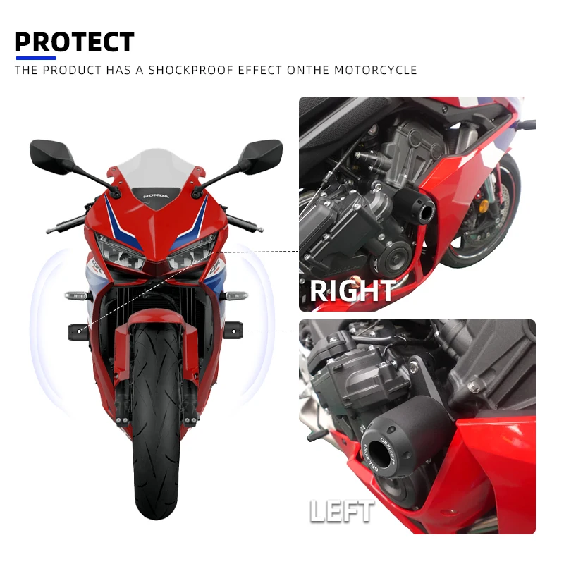 오토바이 낙상 방지 슬라이더 페어링 가드 크래시 패드 CBR650R CB650R 2024-2026 CBR650R CB650R 2019-2023 안티폴 적용