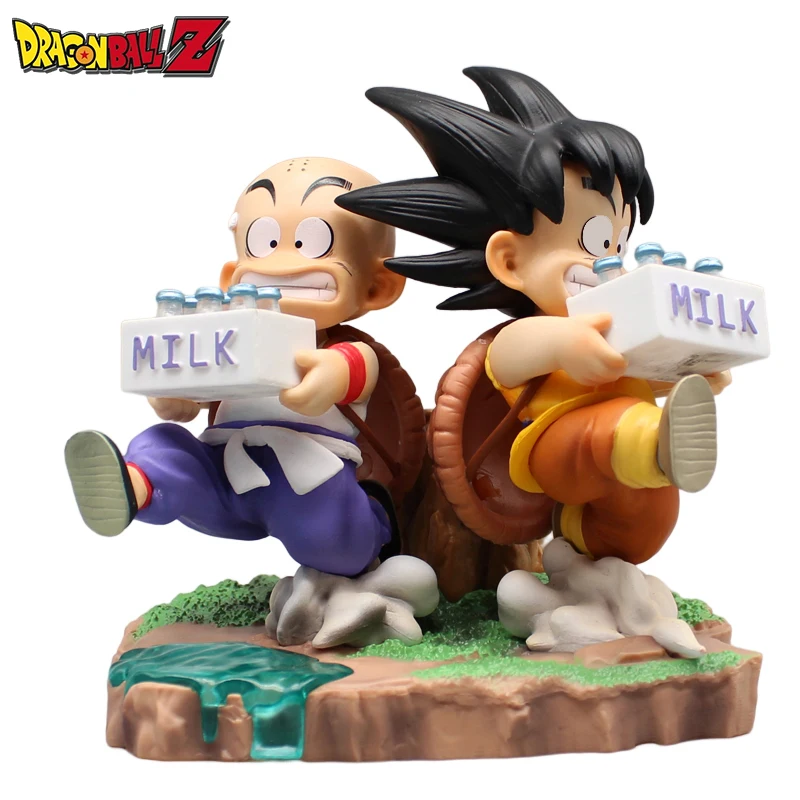 

DBZ Son Goku Kuririn Action Figure Toys Dragon Ball Z Figuras Manga Figurine GK Statue PVC Collection Model Gift for Children