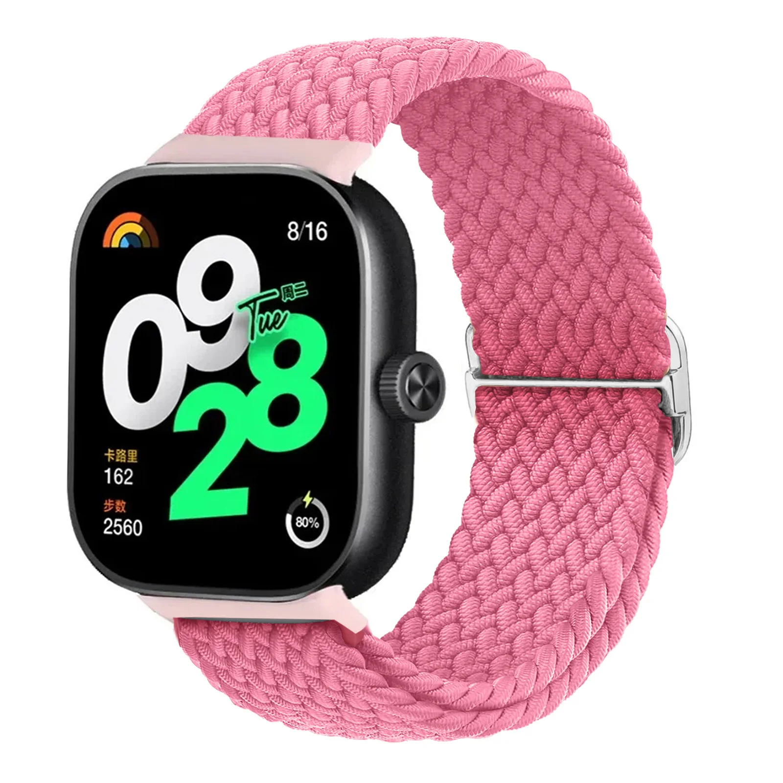 Adjustable Braided Nylon Sport Strap - Elastic Solo Loop Bracelet in Multiple Colors