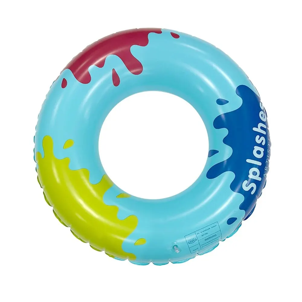 Swimming Toys Splash Ink Style Inflatable PVC Swim Ring
