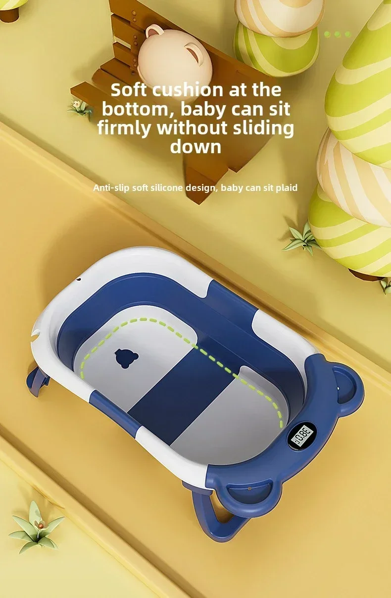 Foldable Baby Bath Tub Intelligent Temperature Display undefined