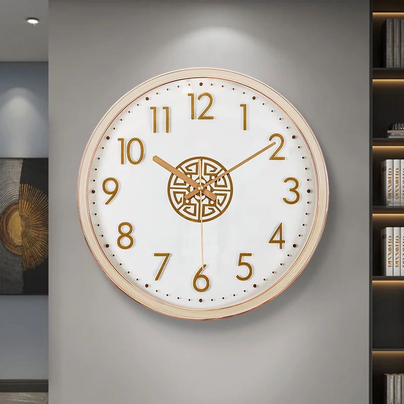 

Luxury Design Wall Clocks Modern Large Nordic Wall Clocks Metal Quartz Silent Art Gold Round Horloge Murale Room Decor WSW45XP