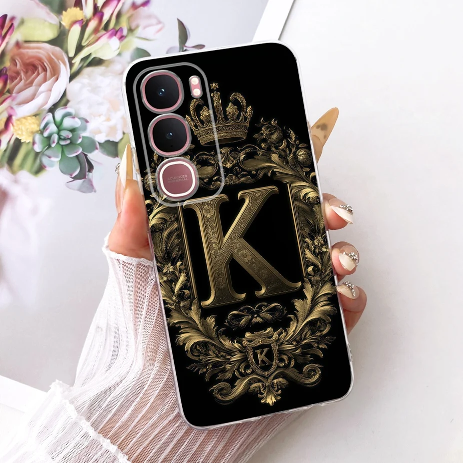 Stylish Crown Letters Soft Silicone Phone Case Cover