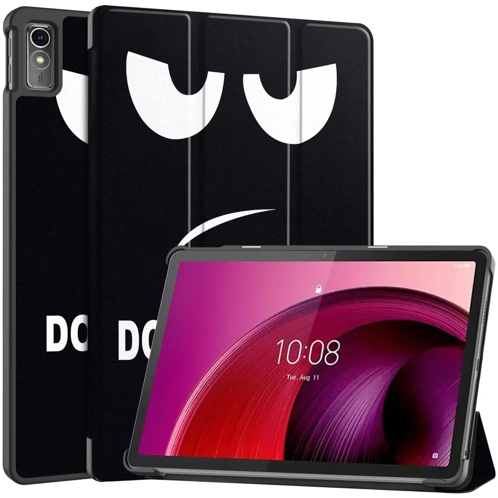 

Smart Cover for Lenovo Tab M10 5G Tablet Case Folding Stand Pu Leather for Lenovo K10 Pro 5G 10.6'' TB360ZU Tri-Fold Tab Cases