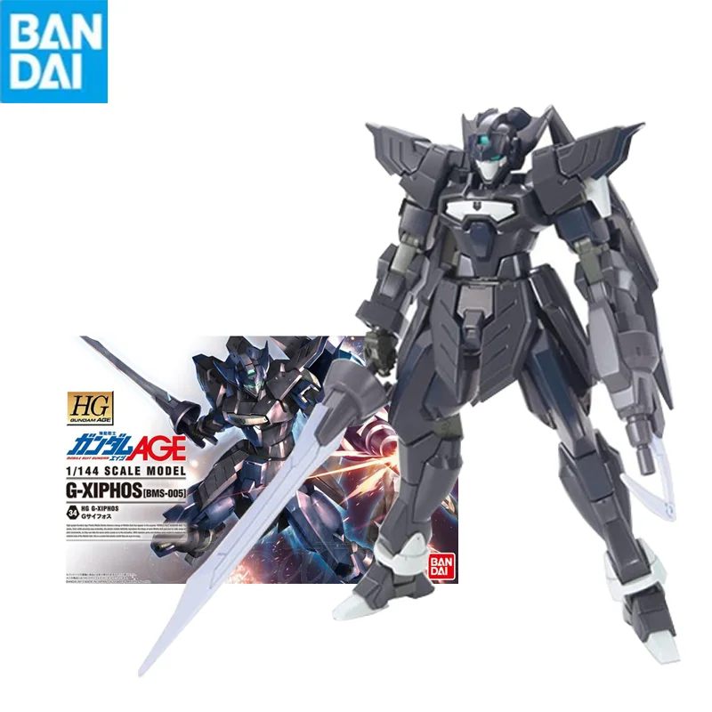 

Bandai Gunpla Hg 1/144 Age 34 Bms-005 Gundam G-Xiphos Assembly Model Movable Joints Collectible Robot Kits Models Kids Gift