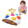 Finger Hedgehog Soothing Bubble Music Decompression Press Music Children's Puzzle Training Toy Exercise Fingers 3