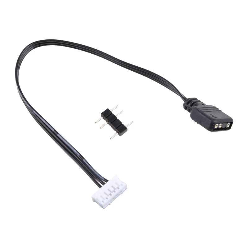 Fan Controller Adapter Cable 5V 3-pin To 6pin/ 4pin Converter 5V ARGB 3Pin to 4Pin 6Pin For Coolmoon Cool Moon Fans conversion cable adapter pwm fan expansion cable pwm fan cable