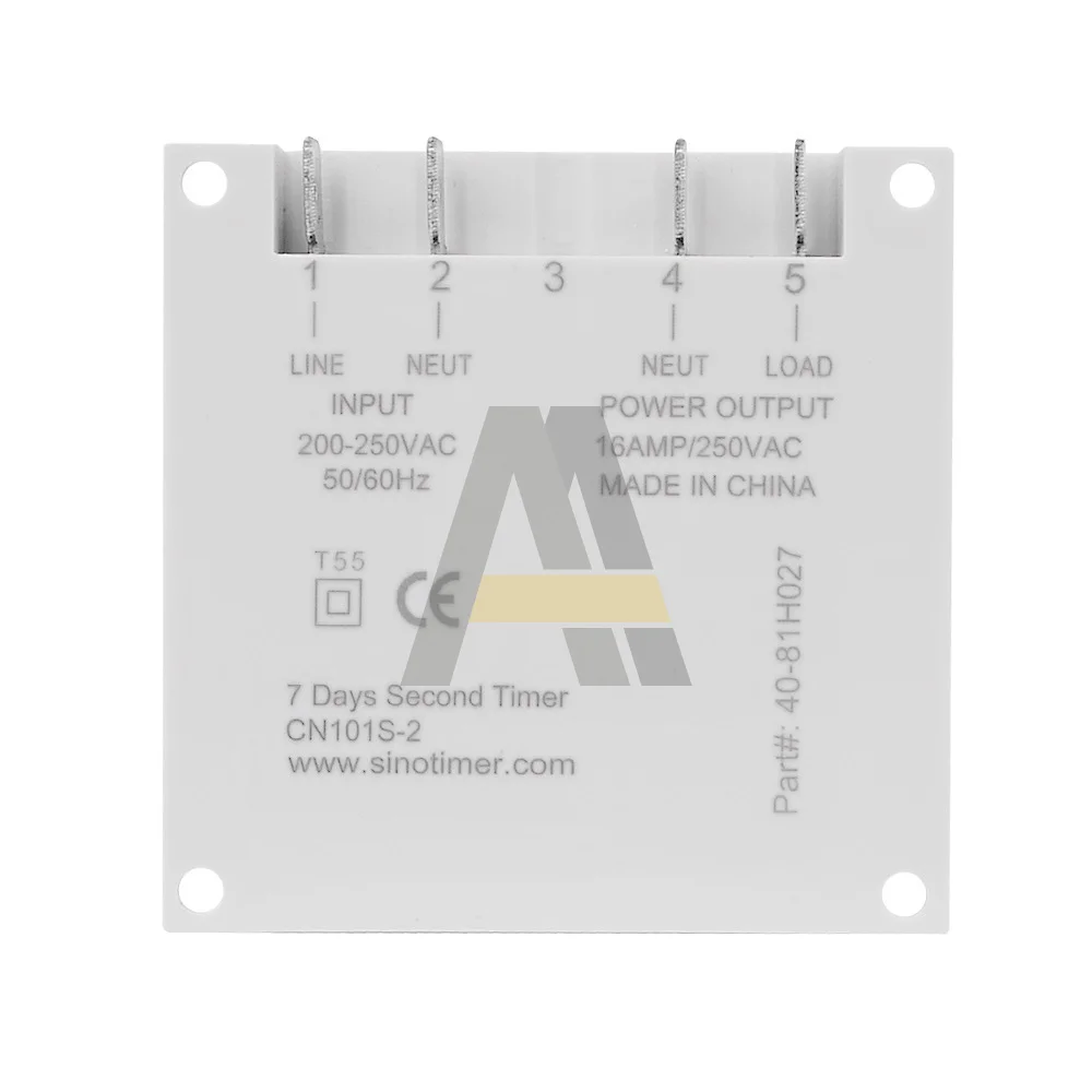 5V 12V 24V 110V 220V Digital LCD Timer Switch 7 Days Weekly Programmable Time Relay Programmer 50/60hz 1 Second Interval CN101S 6