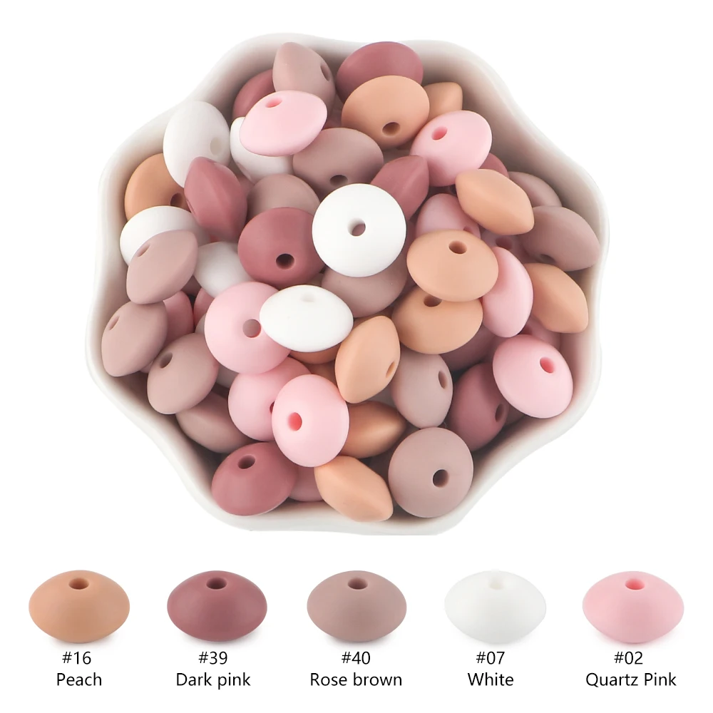 50/100 шт., силиконовые бусины для бижутерии, 12 мм | AliExpress