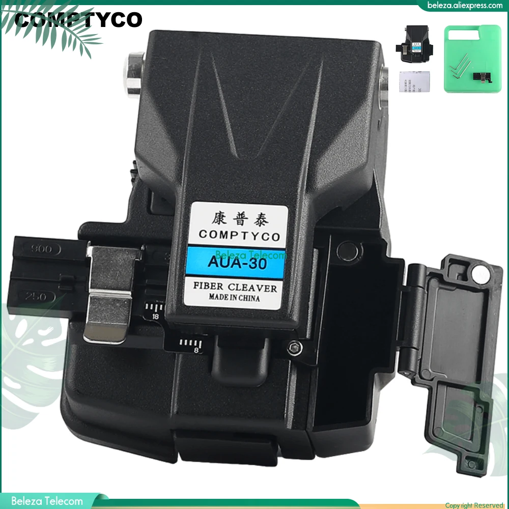 Lot sell COMPTYCO AUA-30 optical fiber cutter High Precision cleaver with waste box same CT-30 Fiber Cleaver lowest price | Мобильные