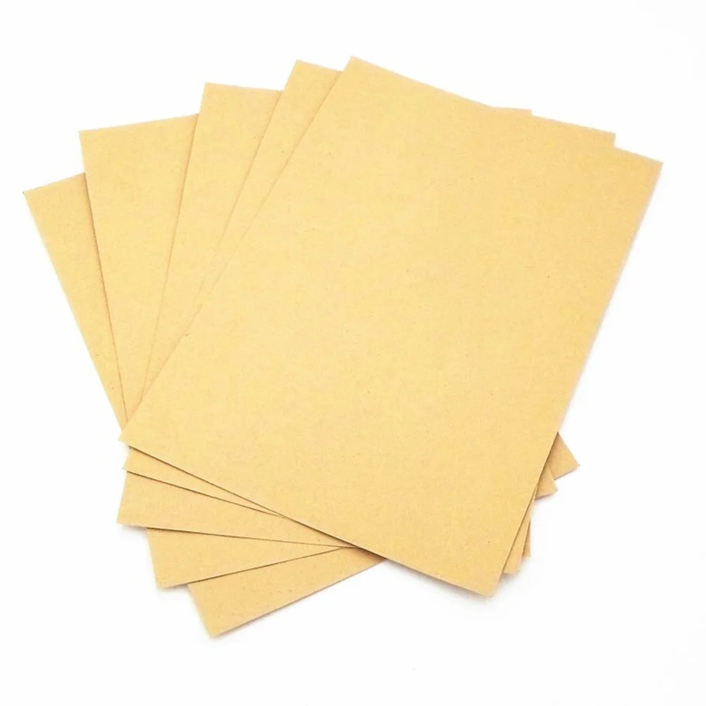 Enveloppe en papier kraft vierge, enveloppes classiques unies pour documents, bureau, école, affaires, lettre, rangement, 229x162mm, 50 pièces