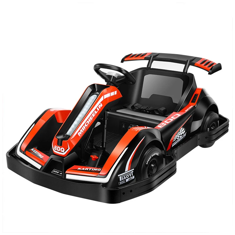 New Upgrade Children's Electric Drift Karting Cars Dual Drive rc Radio