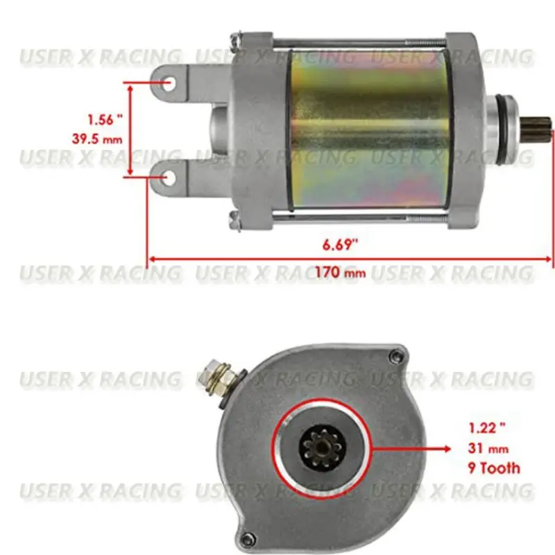 USERX Universal Motorcycle Starting Motor For VTS-250/GTS-250/KYMCO DINK 31200-HMA-000 31210-SZ1-900 31210-KHE7-9000