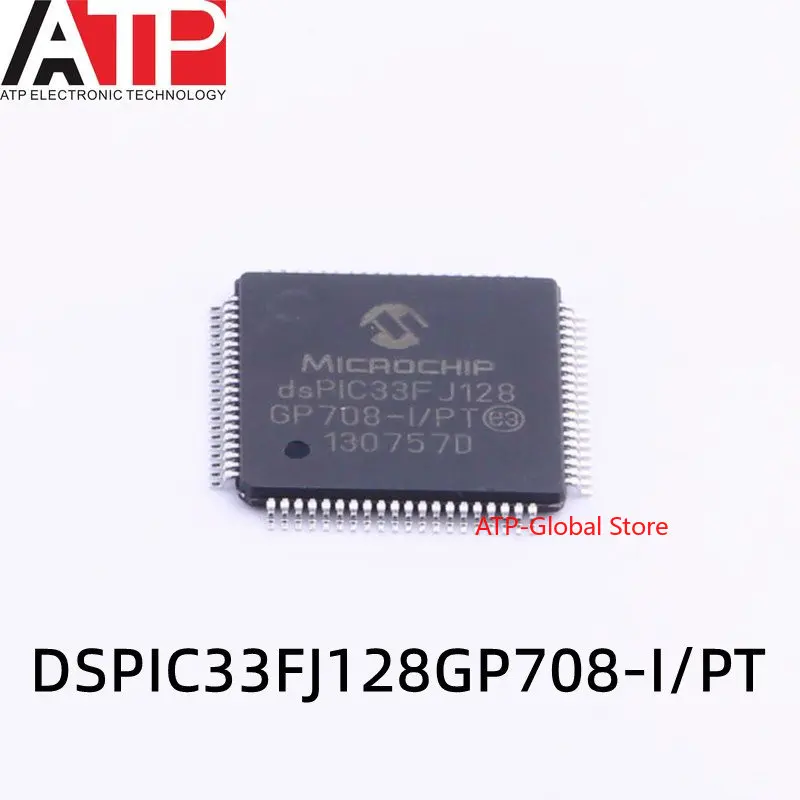 

10 шт. DSPIC33FJ128GP708-I/PT TQFP-80 DSPIC33FJ128GP708 оригинальный запас интегральных микросхем