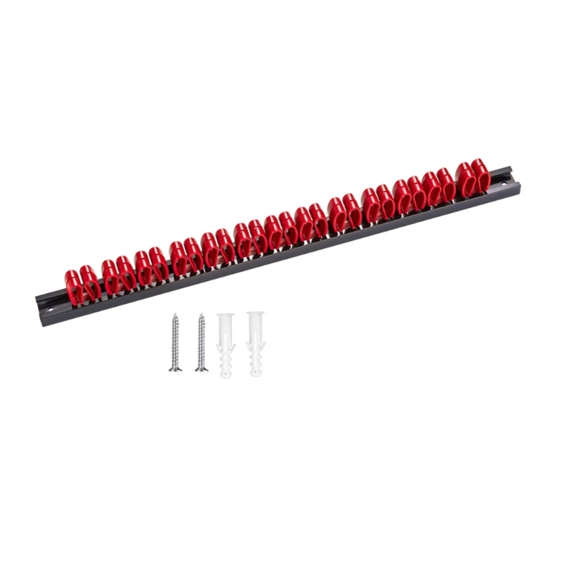 Durable Plastic Screwdriver  Plastic Rail Storage Rack for Wrenches Pliers for Mechanics and Hobbyists 3