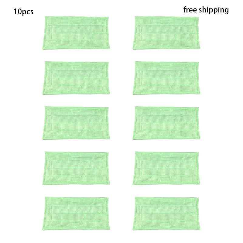 

10PCS Steam Cleaner Mop Cloths Parts For Vorwerk Kobold SP520/SP530/MF520/MF530 Microfiber Washable Steam Mop Pad Accessories