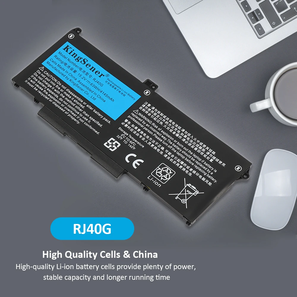 Bateria do Portátil Precisão Dell Série 3560 01k2cf 075x16 15.2v 63wh 4145mah Kingsener-rj40g - Imagem 2