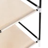 69" Portable Clothes Closet Non-Woven Fabric Wardrobe Double Rod Storage Organizer Beige 6