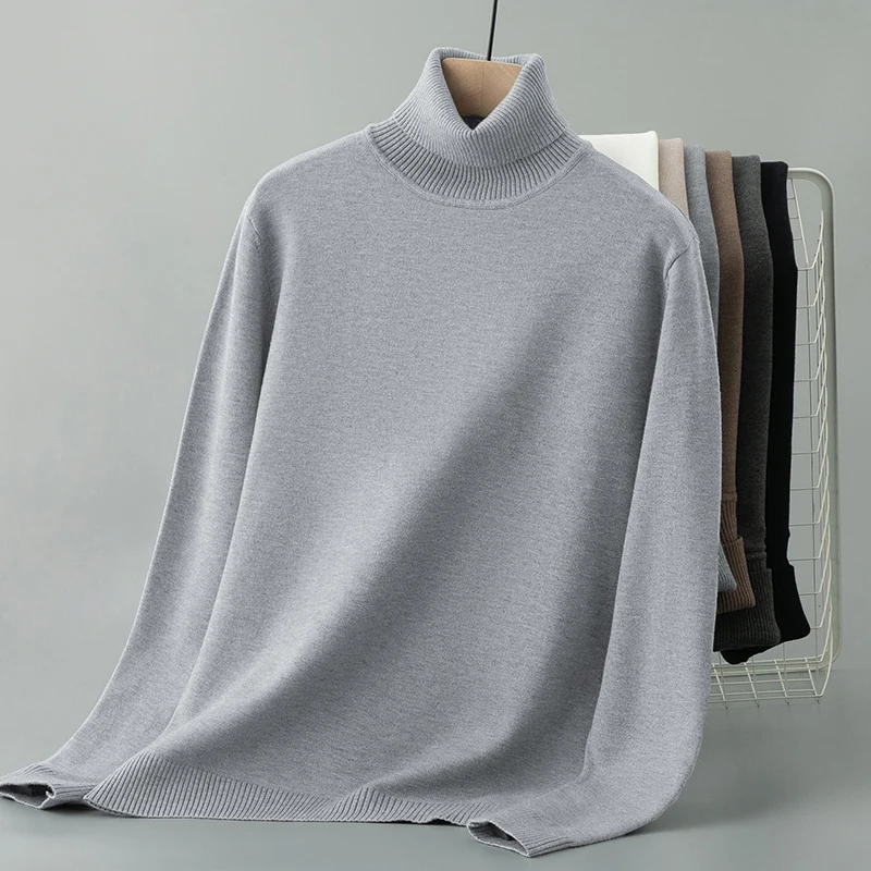 Light gray b02 turtleneck sweater
