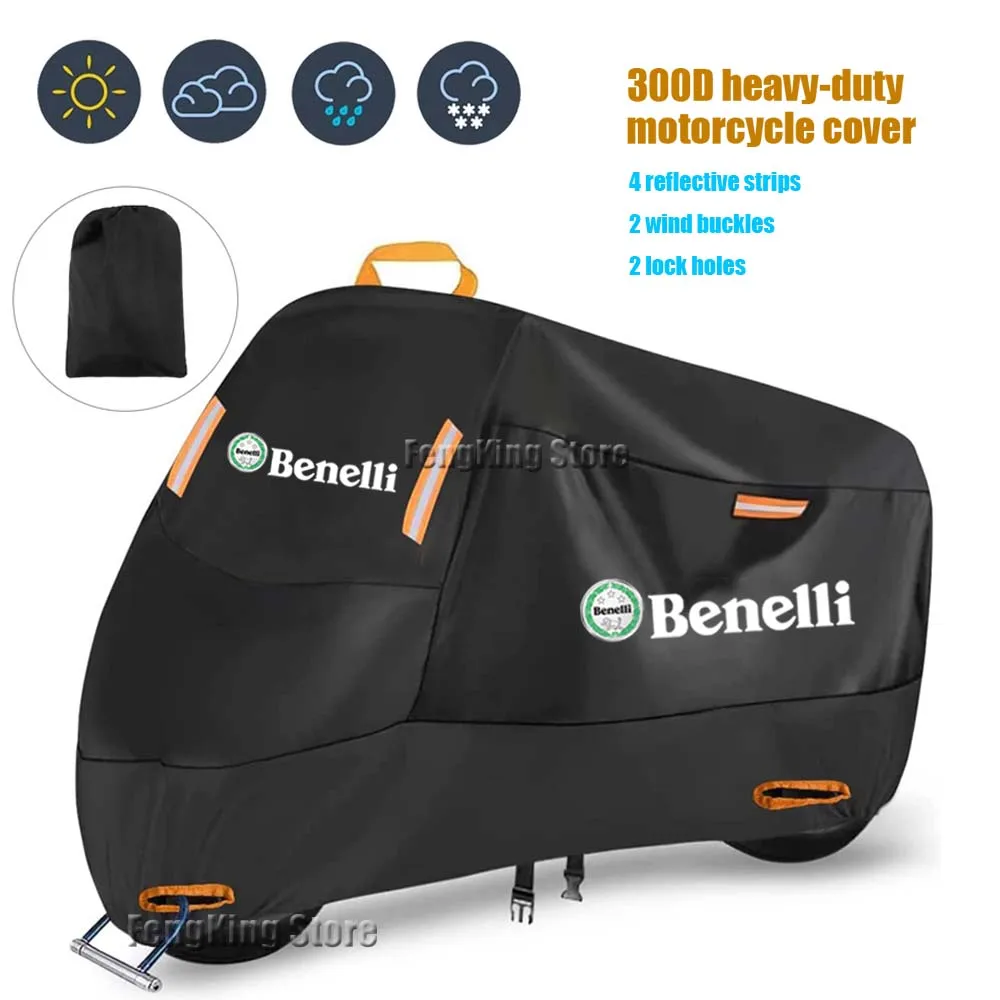 Фото Чехол для мотоцикла BENELLI TNT 125 TNT135 Jinpeng 502 TRK502 TRK, водонепроницаемый уличный защитный чехол от дождя для скутера №1