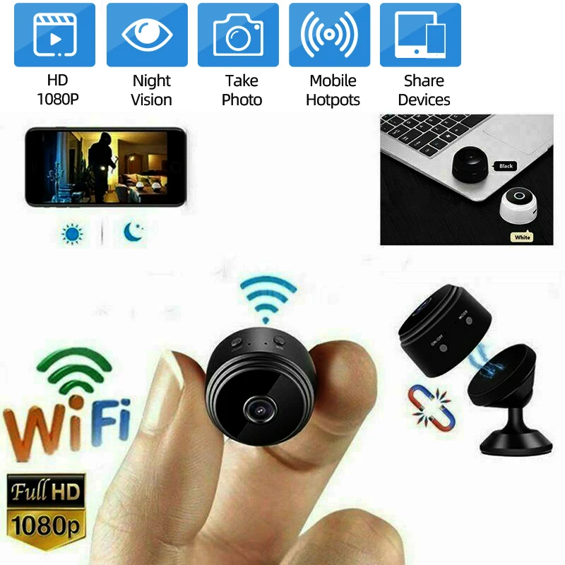 1080P Wireless Home V380 2.1mm Lens Mini WIFI Night Vision Smart IP Camera Auto Onvif Monitor Baby Surveillance |