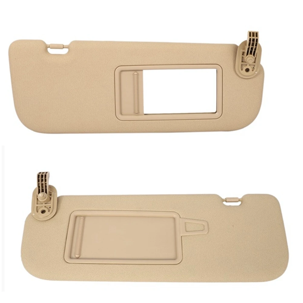 

Gray Beige Sun Visor with Make-Up Mirror for Hyundai Elantra MD 2011 - 2015 852103X000TX 852203X000TX