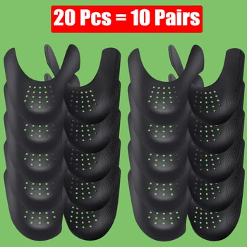20Pcs/10Pairs Shoe Anti Crease Protector for Sneakers Bending Crack Toe Cap Support Sports Shoe Stretcher Anti Fold Protection