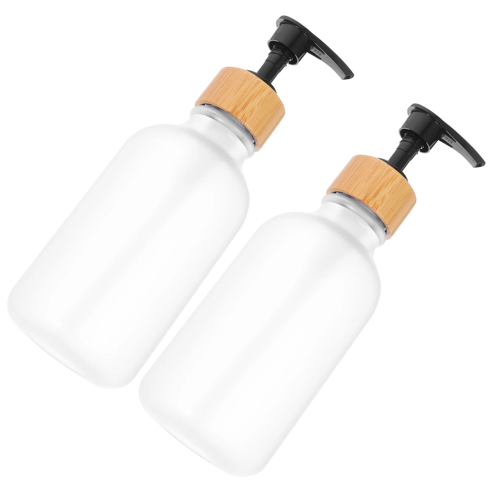 

Frosted Cleaning Bottle Dish Soap Dispenser with Pump Kitchen Plastic Bottles Shampoo Refillable Hand