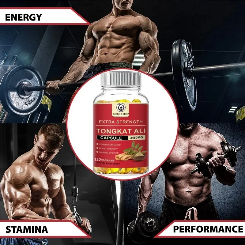 Global Village Plant Extract Capsule For Male Immune Increase Relieve Fatigue Emotional ,stimulating ,desire & Energy Support