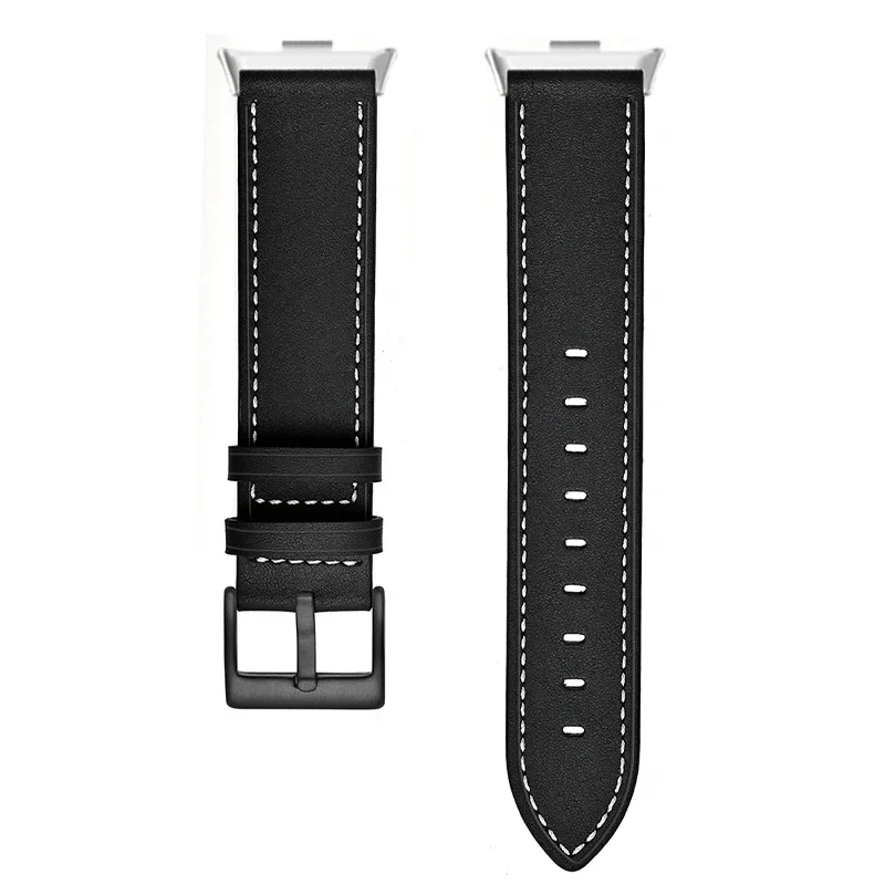 Premium Leather Smartwatch Replacement Strap - Elegant Wristband Accessory