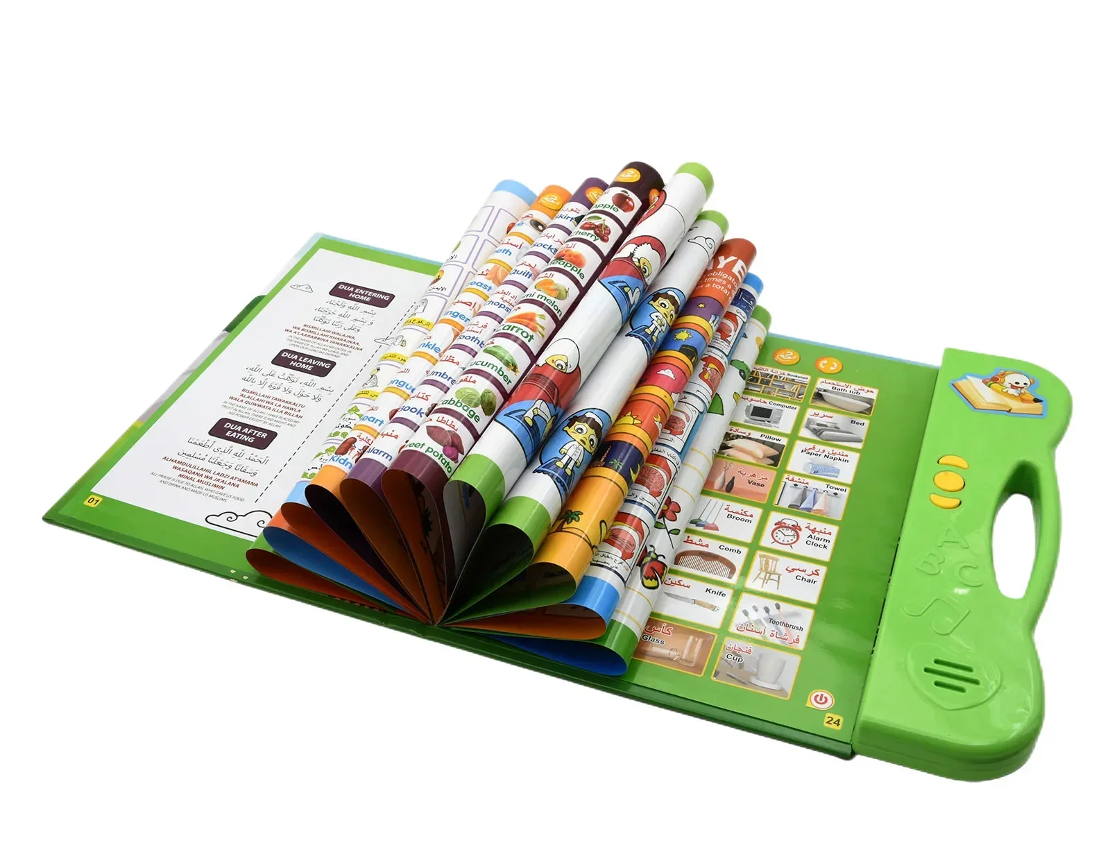 New English Arabic Bilingual Learning Machine Arab Prayer Study Machine Worship Quran Learning Education Toys Book 2 Language 5