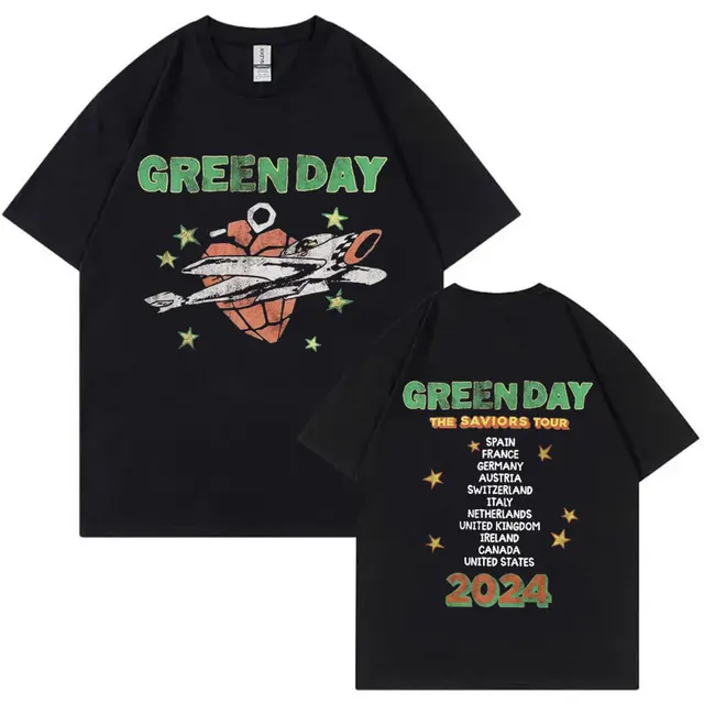 Green Day The Saviors Tour T-Shirt Men Women Gothic Rock