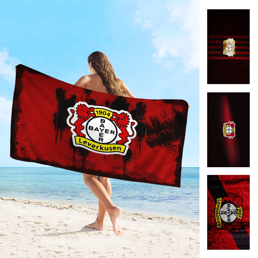 B-Bayer L-Leverkusen Microfiber Printed Beach Towel Mountain Climbing Yoga Beach Swimming Running Absorbent Soft Towel 2