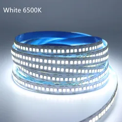 10 - Meter Dimmable LED Strip Lights - Cool, Nature, and Warm White Adjustable Tones - 12V DC (White 6500K)