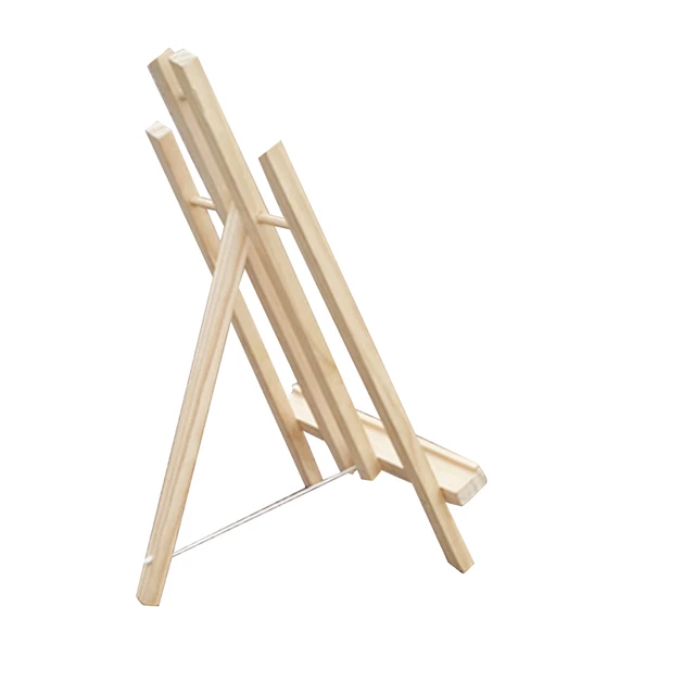 Mini Wooden Tripod Easel Display Painting Stand Card Canvas Holder Wedding  Party - Easels - AliExpress