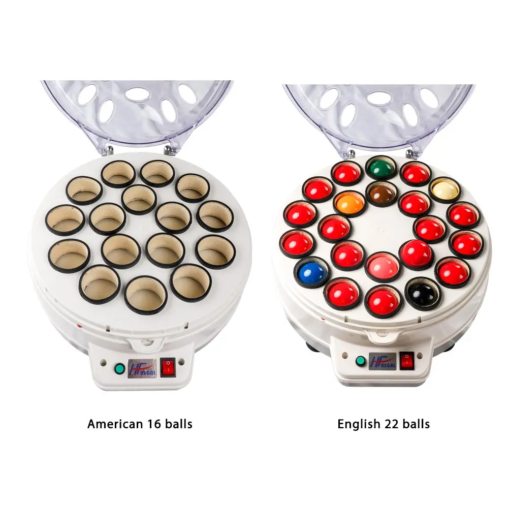 Billiard Ball Cleaner Machine, 16 Balls Snooker, 22 Balls Clean, Automatic Washing, Electronic Machine, Clean Accessories